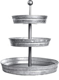 Galvanized 3-Tier Serving Tray