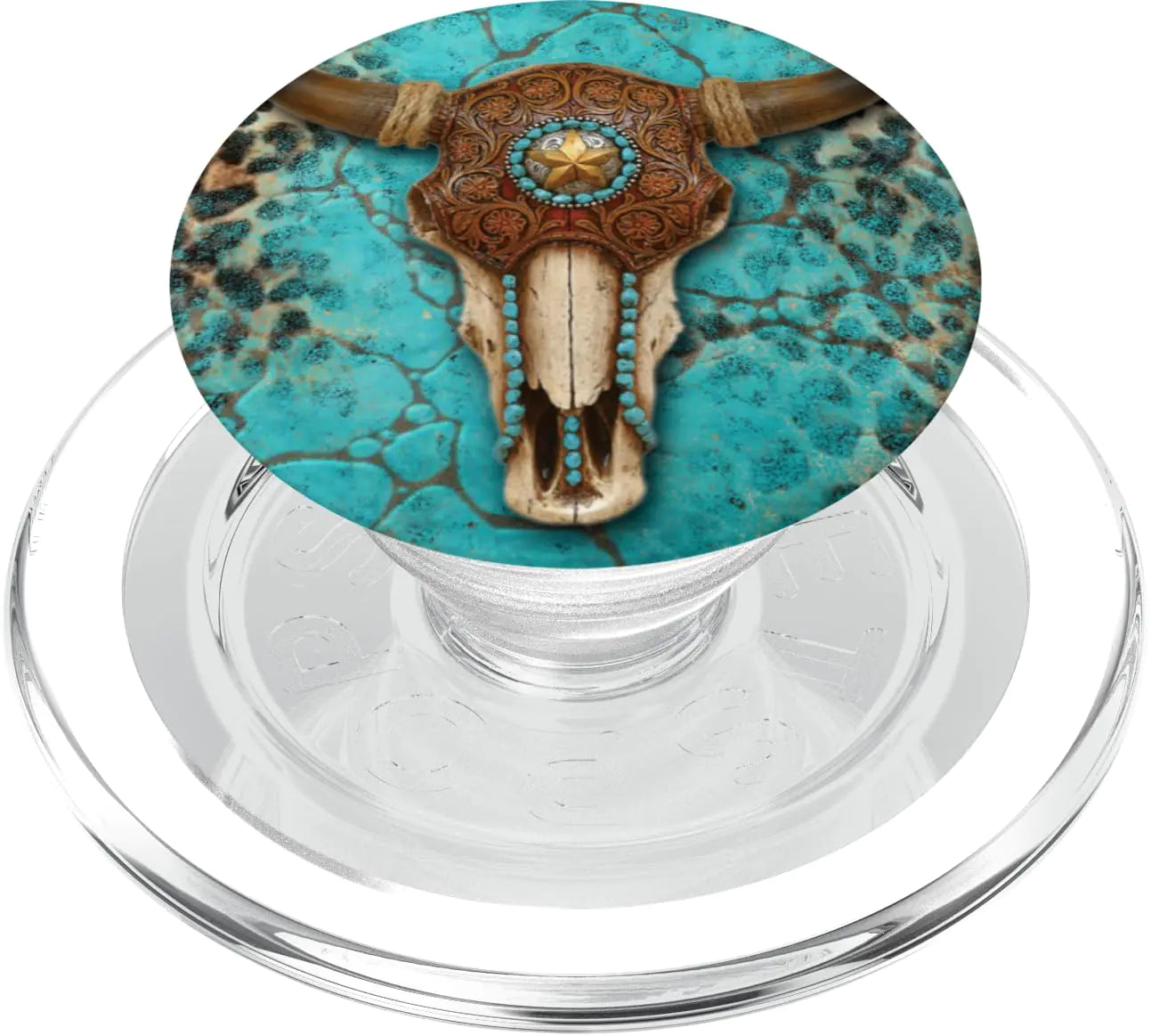 Skull Turquoise PopSocket
