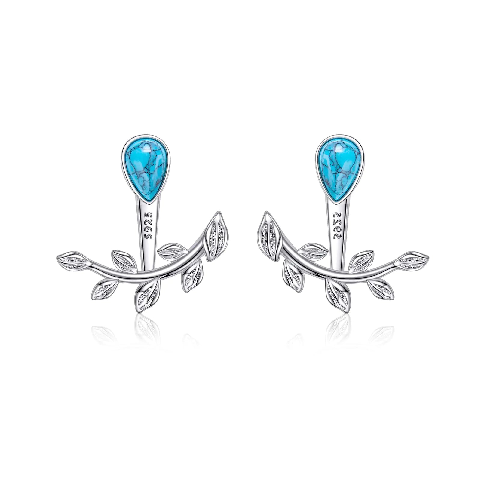 Turquoise Ear Jacket Earrings