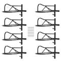 VEVOR Wall Mount Saddle Rack (8 Pack)