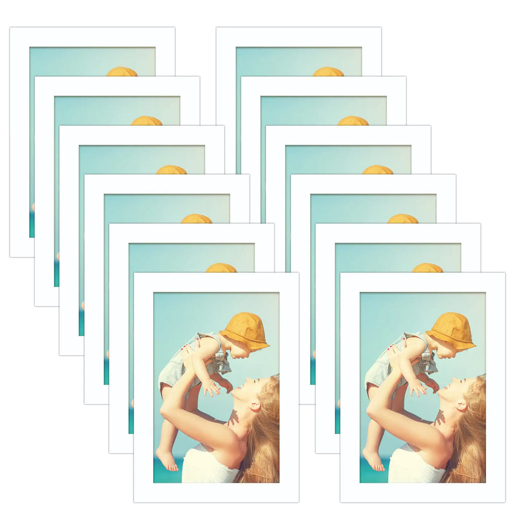 12 Pack of 4x6 Magnetic Picture Frames