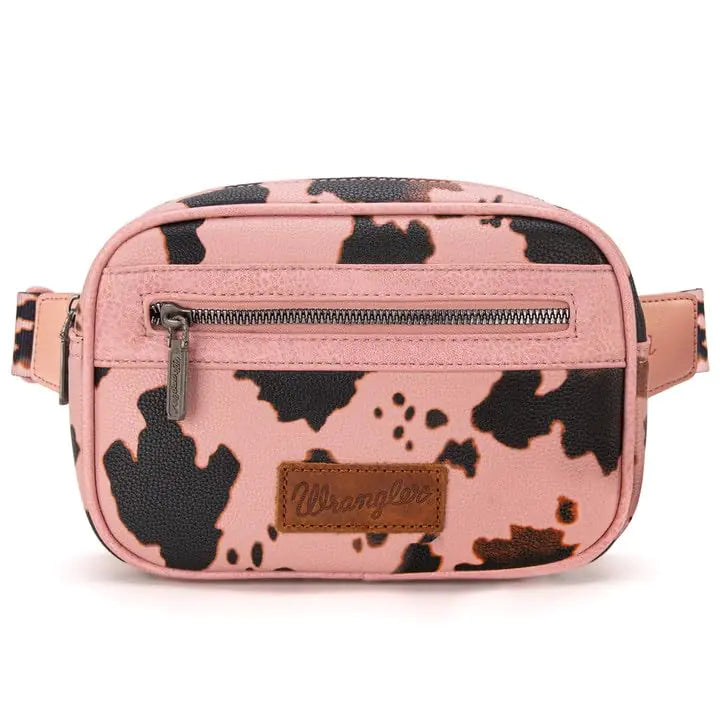 Wrangler Cow Print Fanny Pack