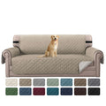 Reversible Sofa Slipcover Couch Cover (Sofa Khaki/Beige)