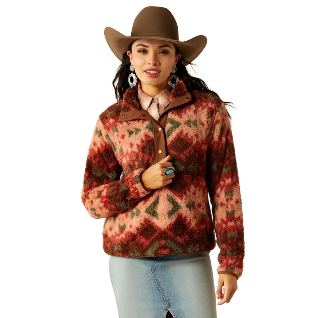ARIAT Women's Berber Snap Front Sweatshirt