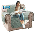 Reversible Waterproof Chair Slipcover with Elastic Straps