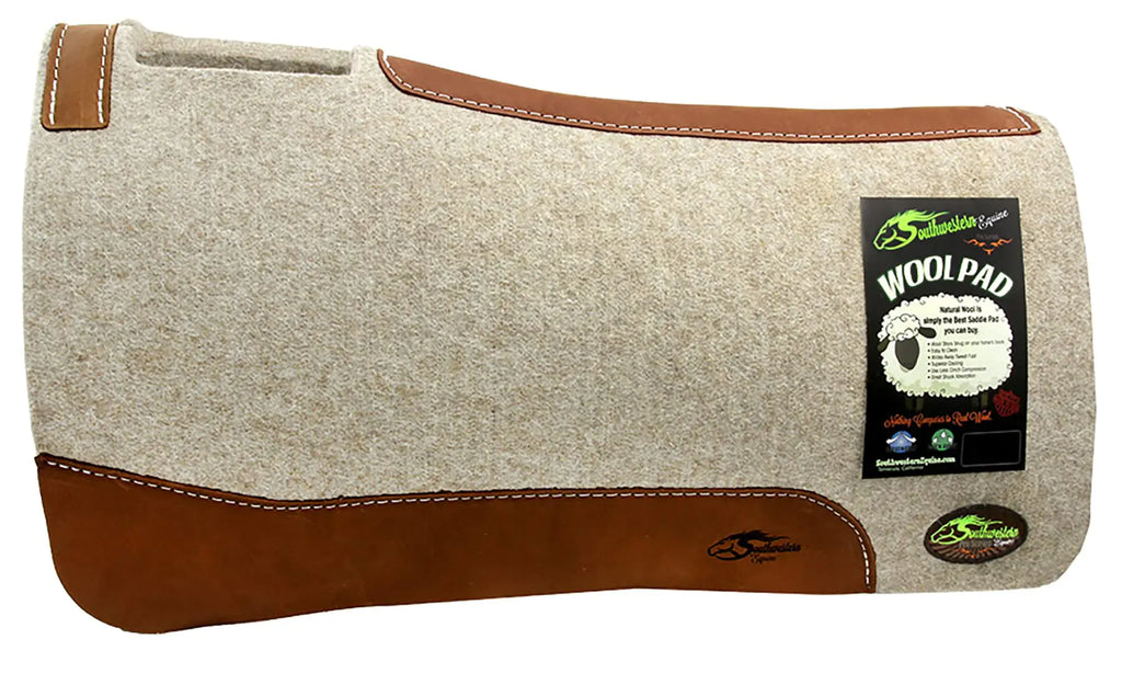 The Montana 100% Extra Fine Wool Saddle Pad