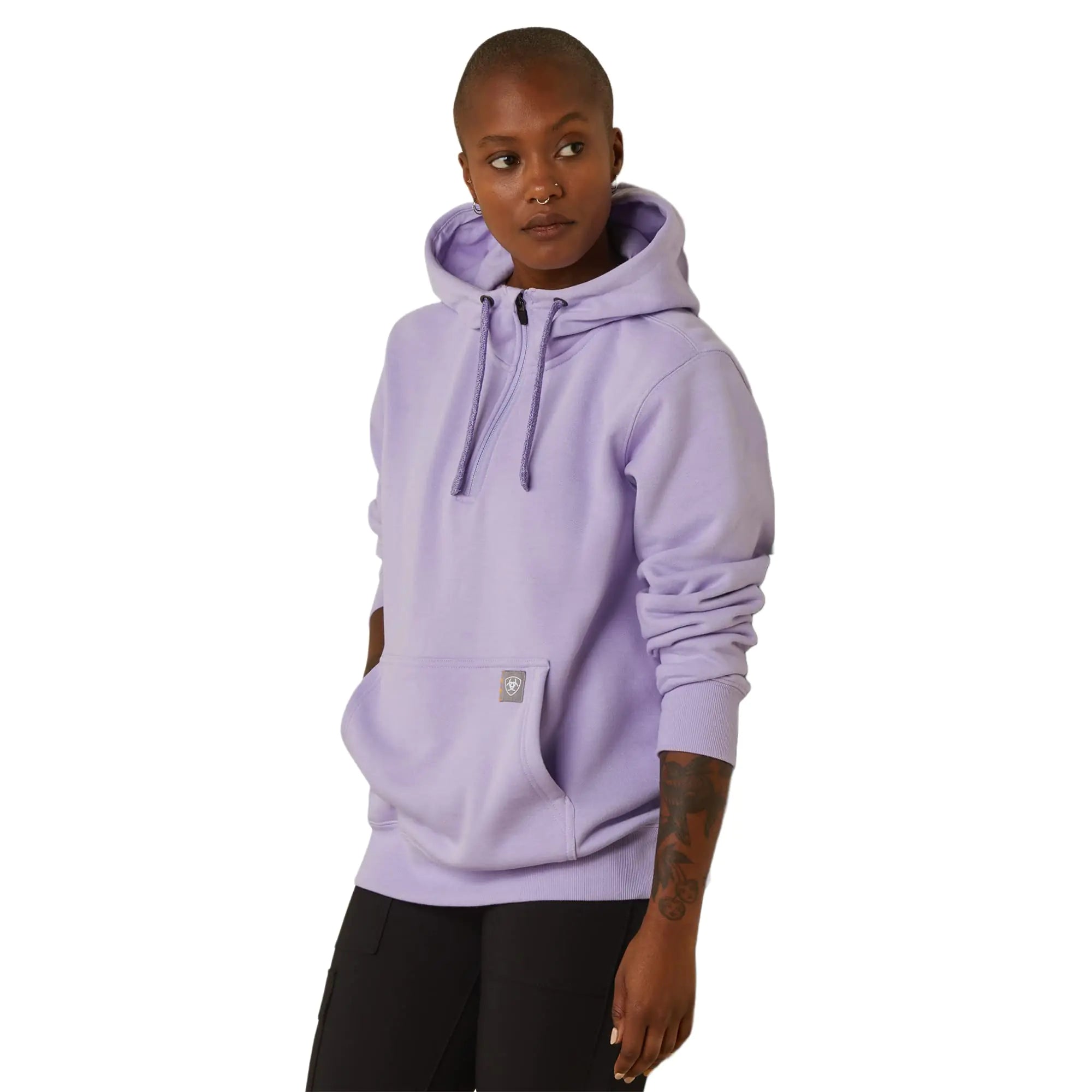 ARIAT Womens Rebar Skill Set 1/2 Zip Hoodie