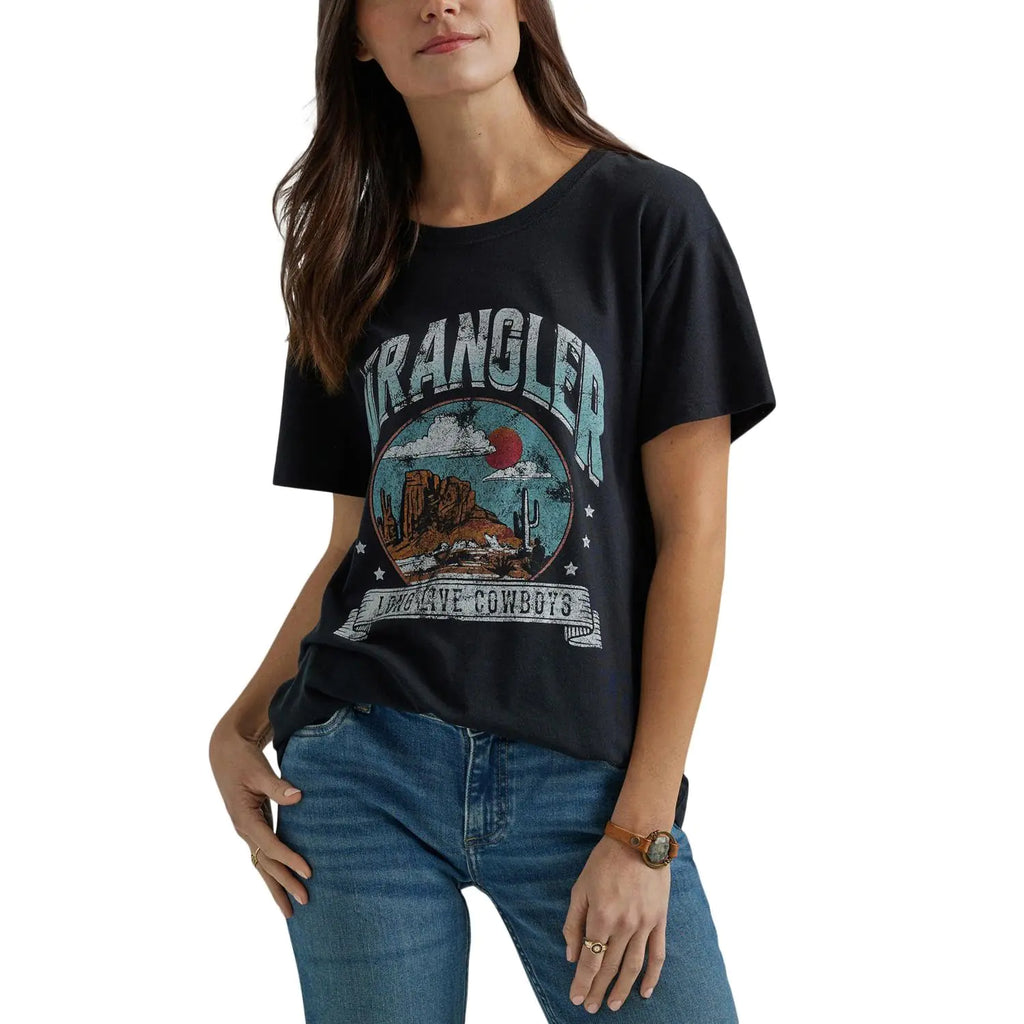 Wrangler Women's Western Retro Short-Sleeve Graphic T-Shirt