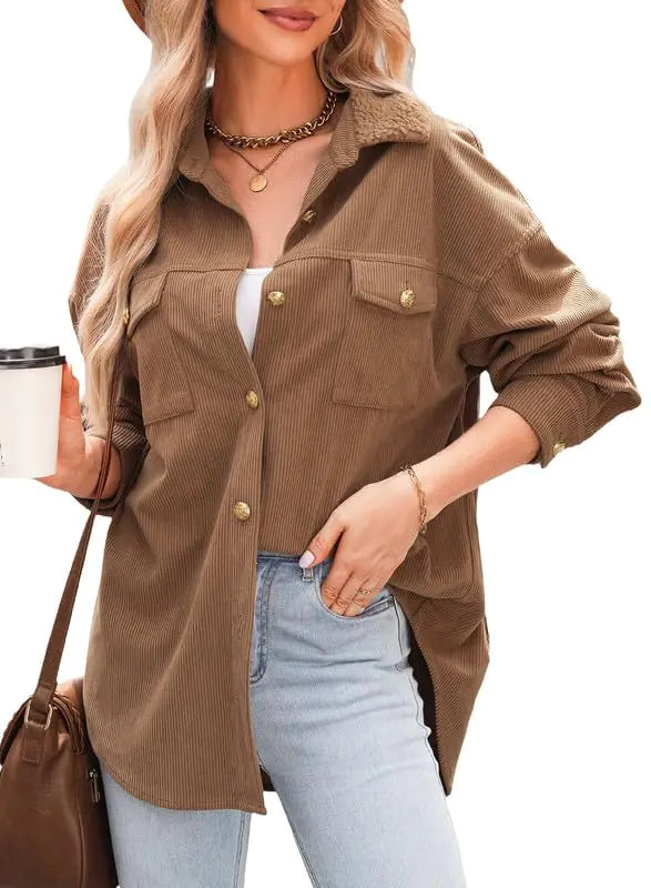 Women's Boyfriend Shirt/Flannel Jacket (Large)