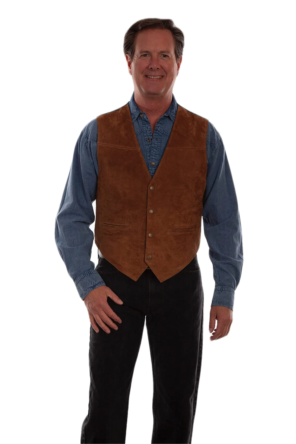 Men's Suede Leather Vest