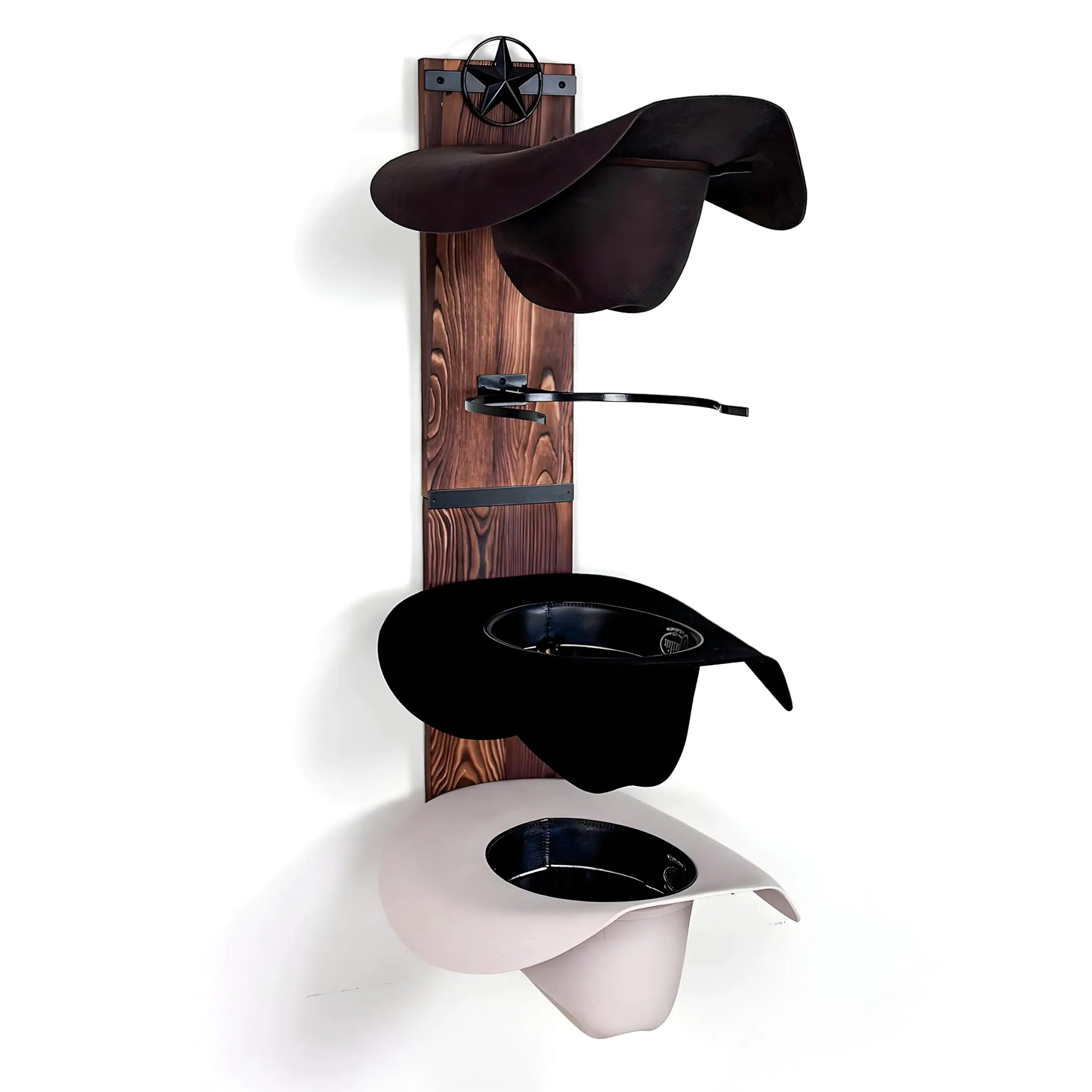 Wall Mount Cowboy Hat Rack