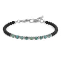 Matte Onyx and African Turquoise Bracelet