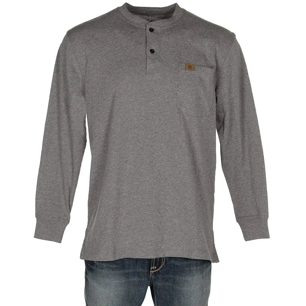 Wrangler Men's Long Sleeve Henley