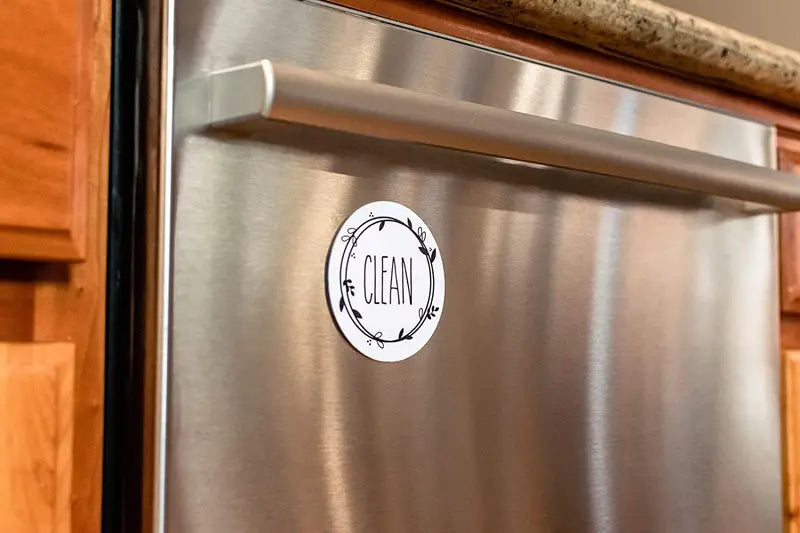 Double-Sided Dirty/Clean Dishwasher Magnet