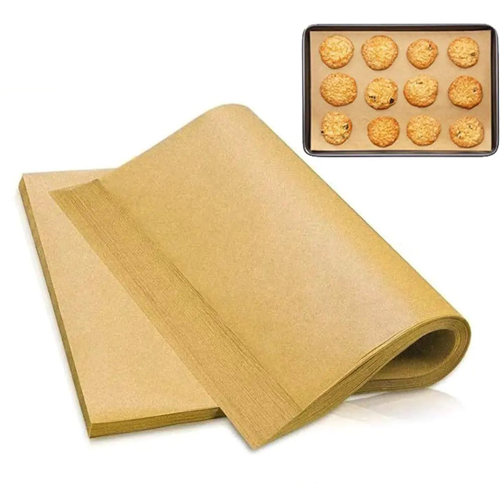 Unbleached Parchment Paper Baking Sheets (12x16 Inches, 100 pcs)