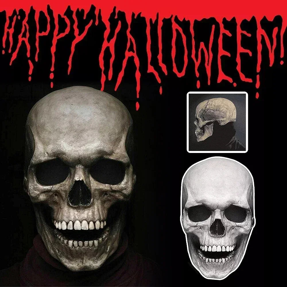 Latex Full Head Skull Mask