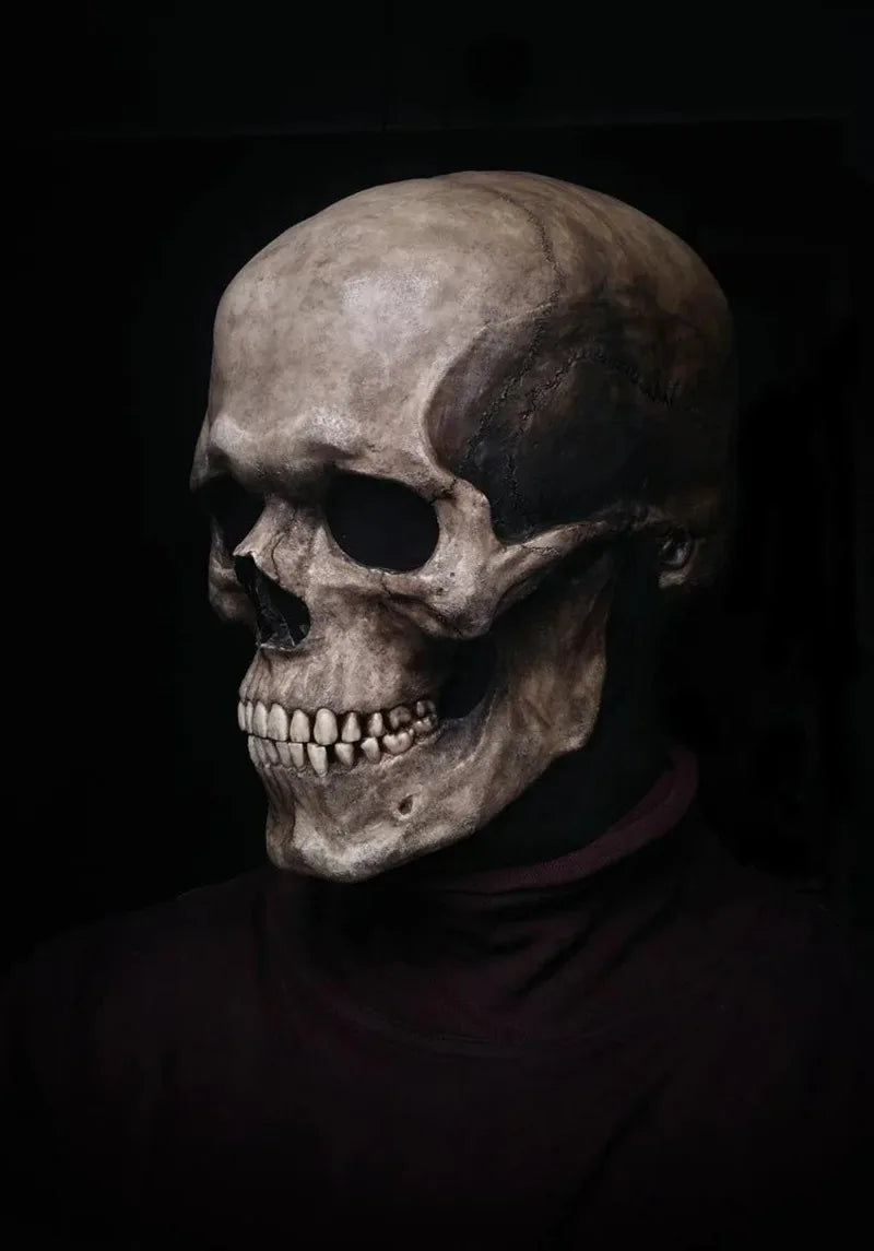 Latex Full Head Skull Mask