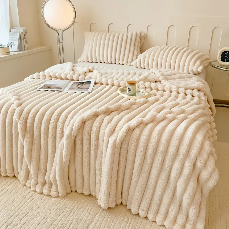 Imitation Rabbit Fur Blanket
