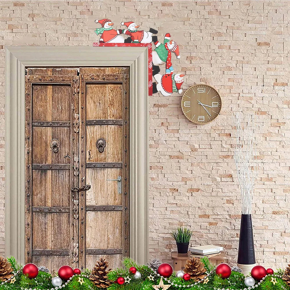 Cute Snowman Door Hanger
