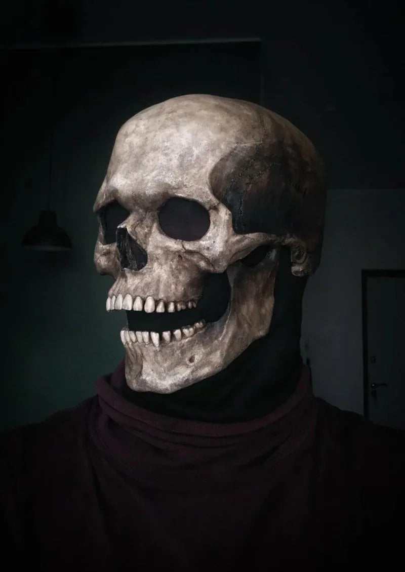 Latex Full Head Skull Mask