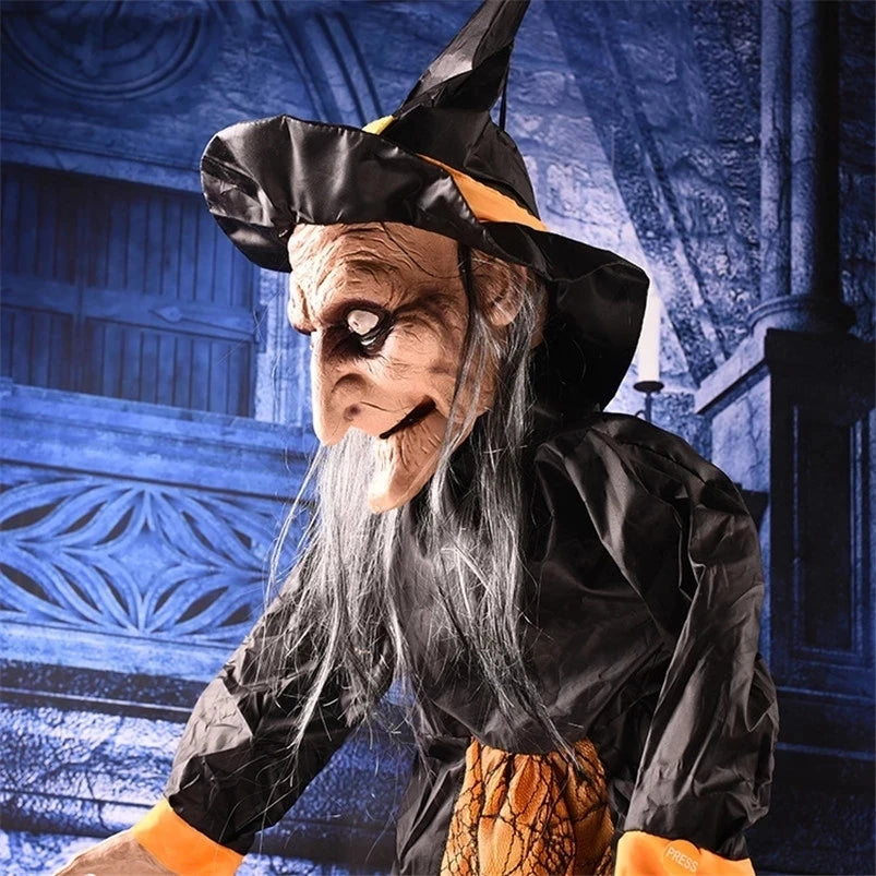 Halloween Witch With Glowing Eyes