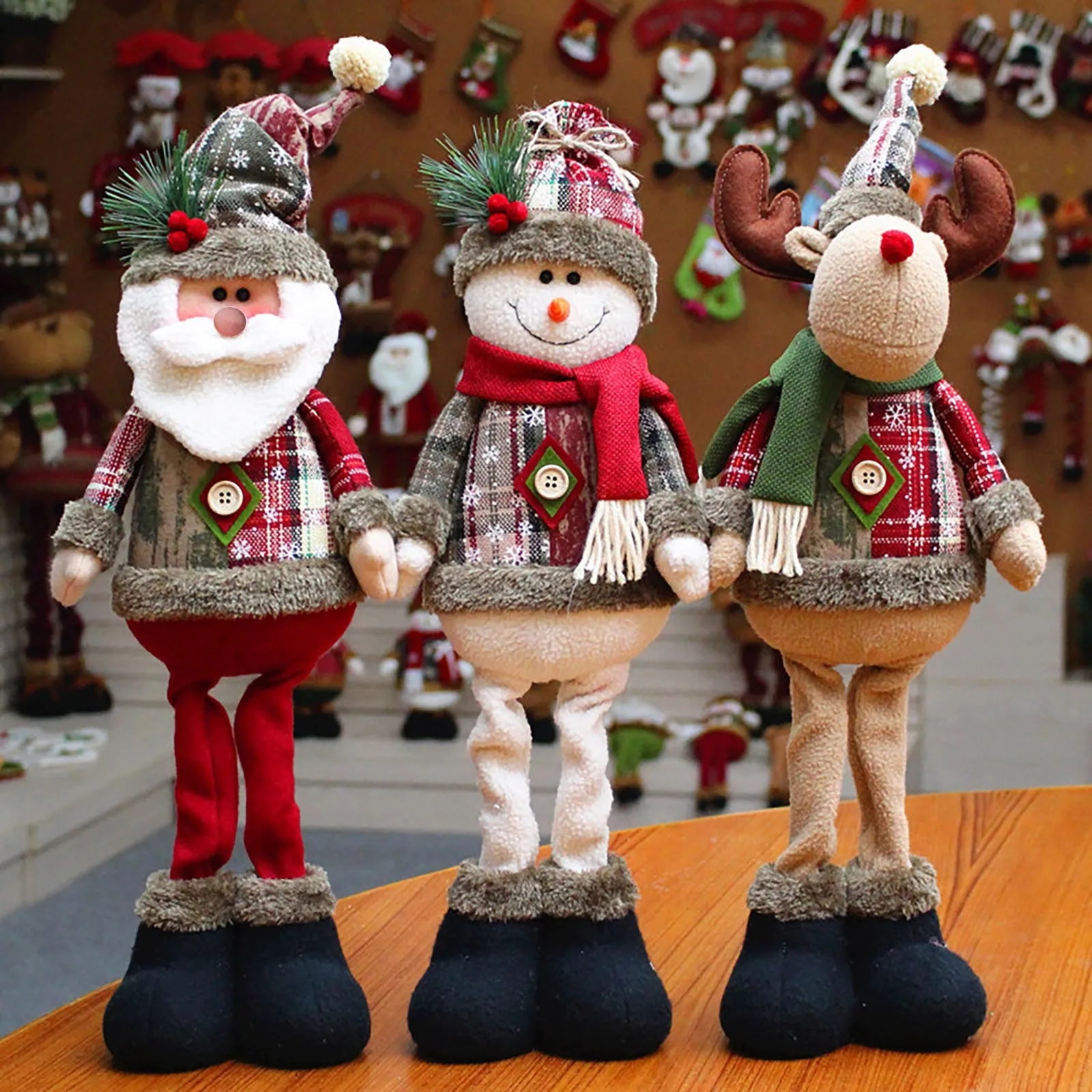 Plush Christmas Dolls