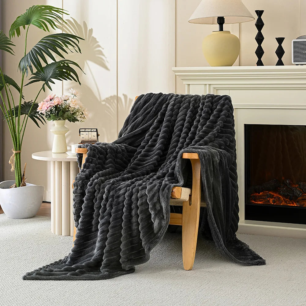 Imitation Rabbit Fur Blanket