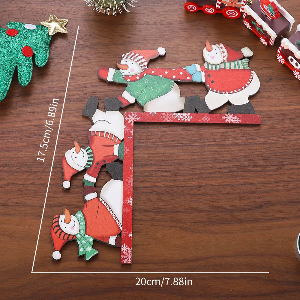Cute Snowman Door Hanger