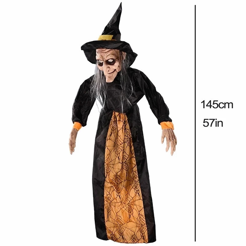 Halloween Witch With Glowing Eyes