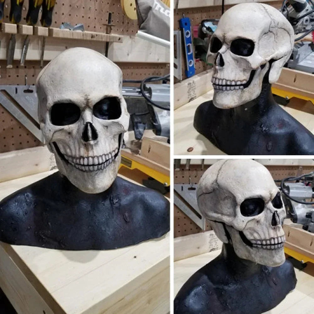 Latex Full Head Skull Mask
