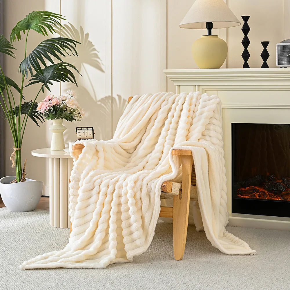 Imitation Rabbit Fur Blanket