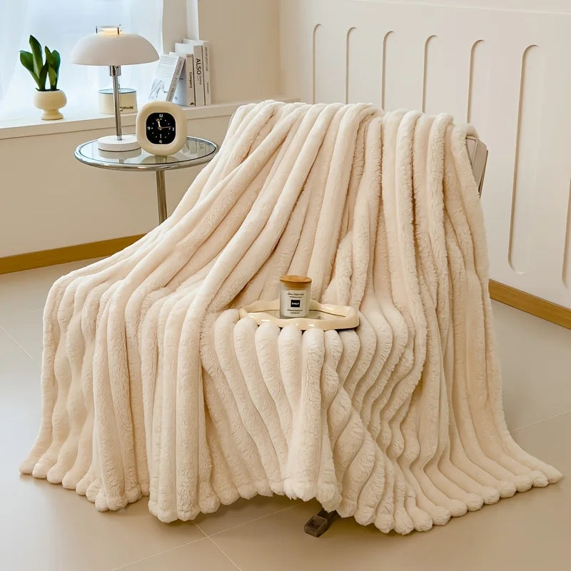 Imitation Rabbit Fur Blanket