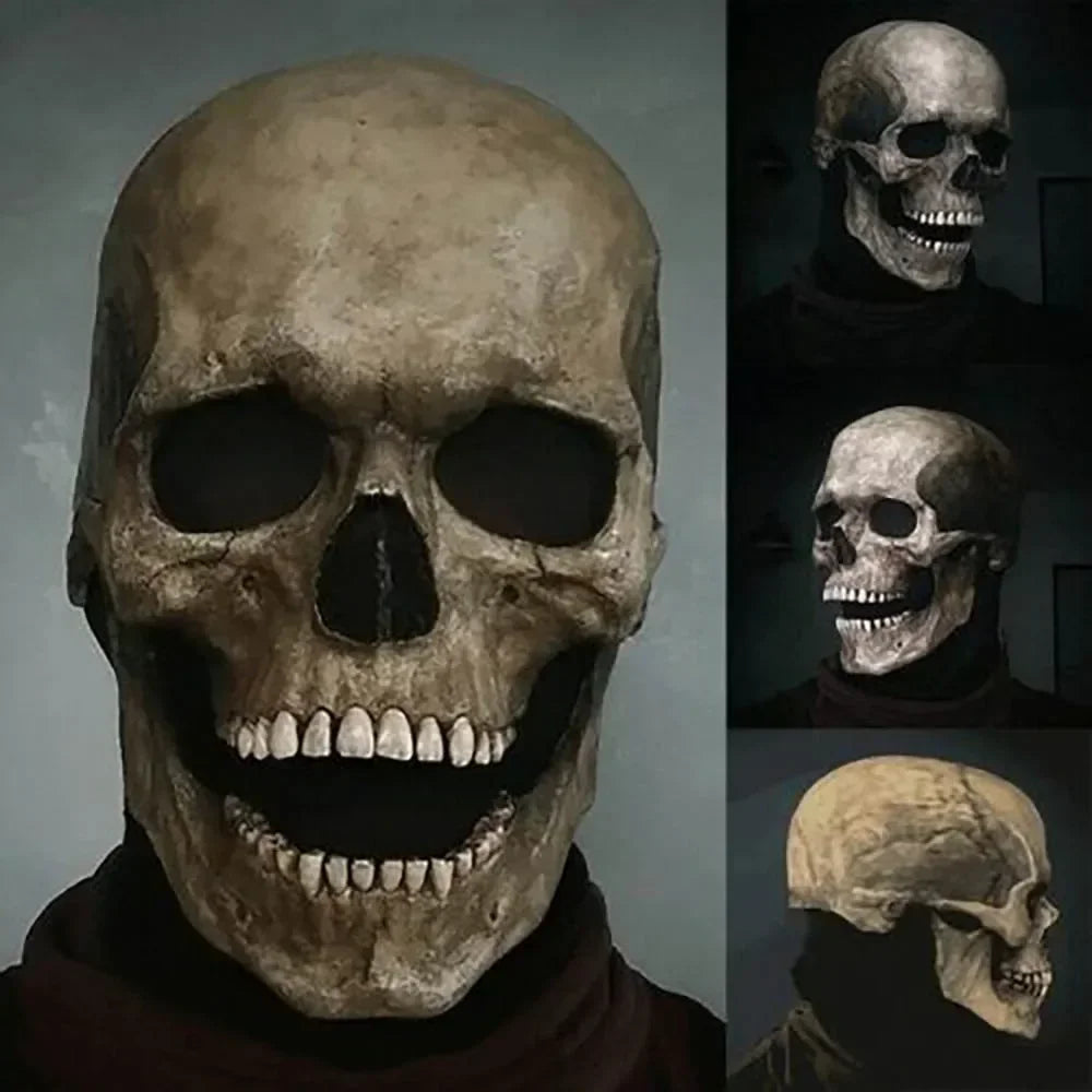 Latex Full Head Skull Mask