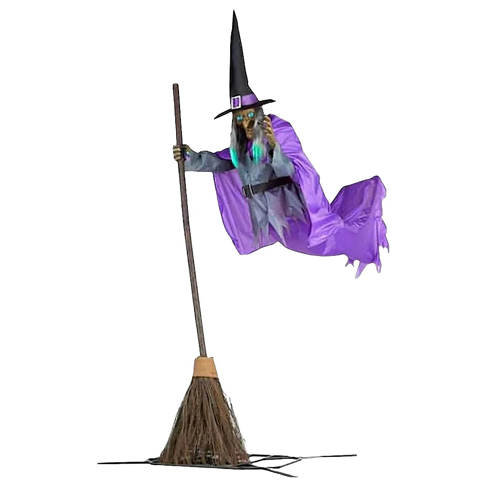 Flying Witch with Broom