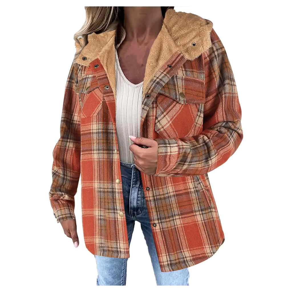 Fleece Lined Flannel Jacket (Large)