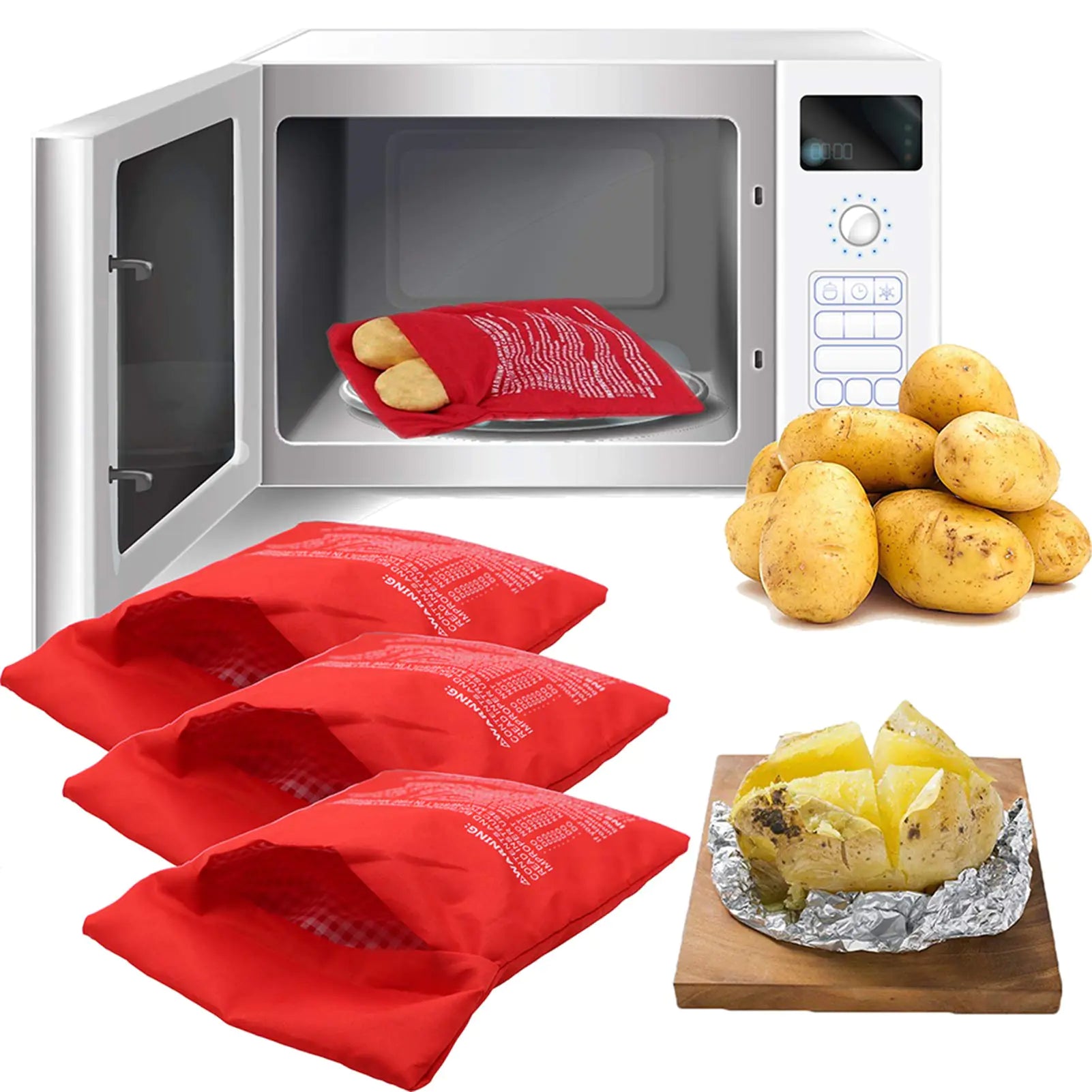 Microwave Potato Bag (3 Pack)