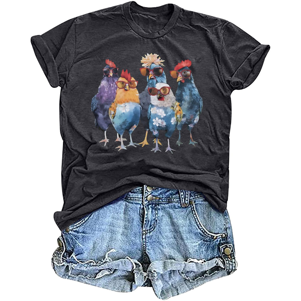 Women's Chicken Mom T-shirt (Small)