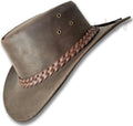 Oiled Leather Australian Outback Hat