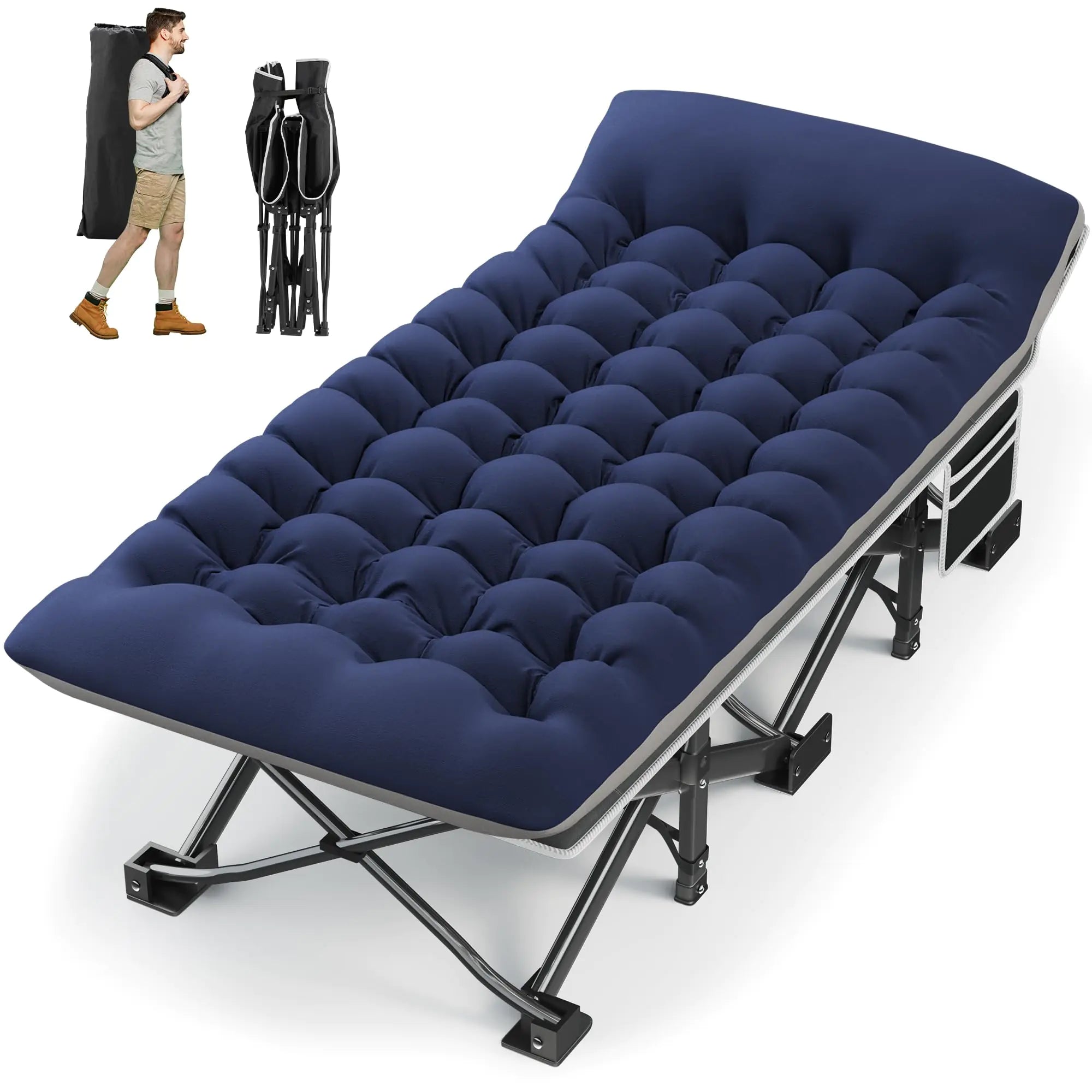 Camping Cot with Mattress