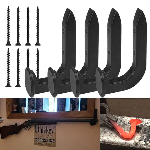 4 Pack Railroad Spike Rack Gun Hook