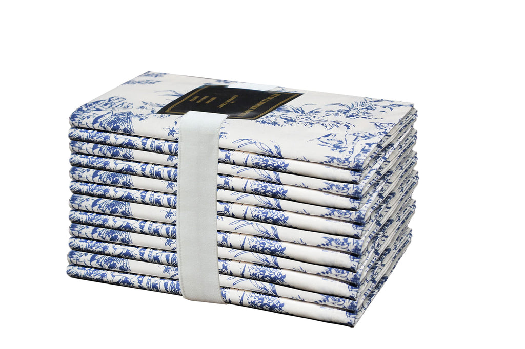 COTTON CRAFT Cloth Napkins (Set of 12)
