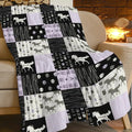 Western Horse Blanket (Purple - 40"x50")
