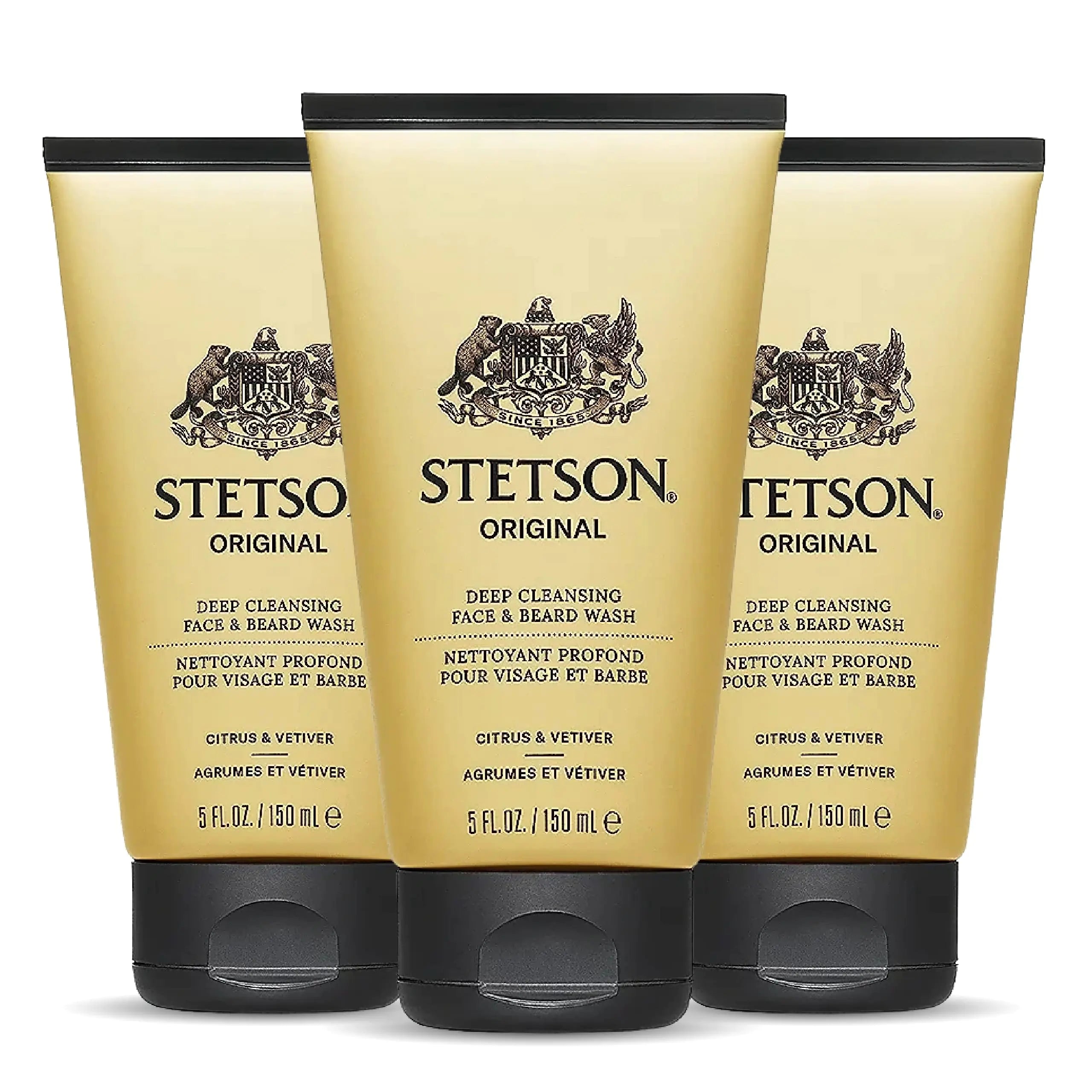 Stetson Original - Deep Moisture For Face & Beard - 3 Pack