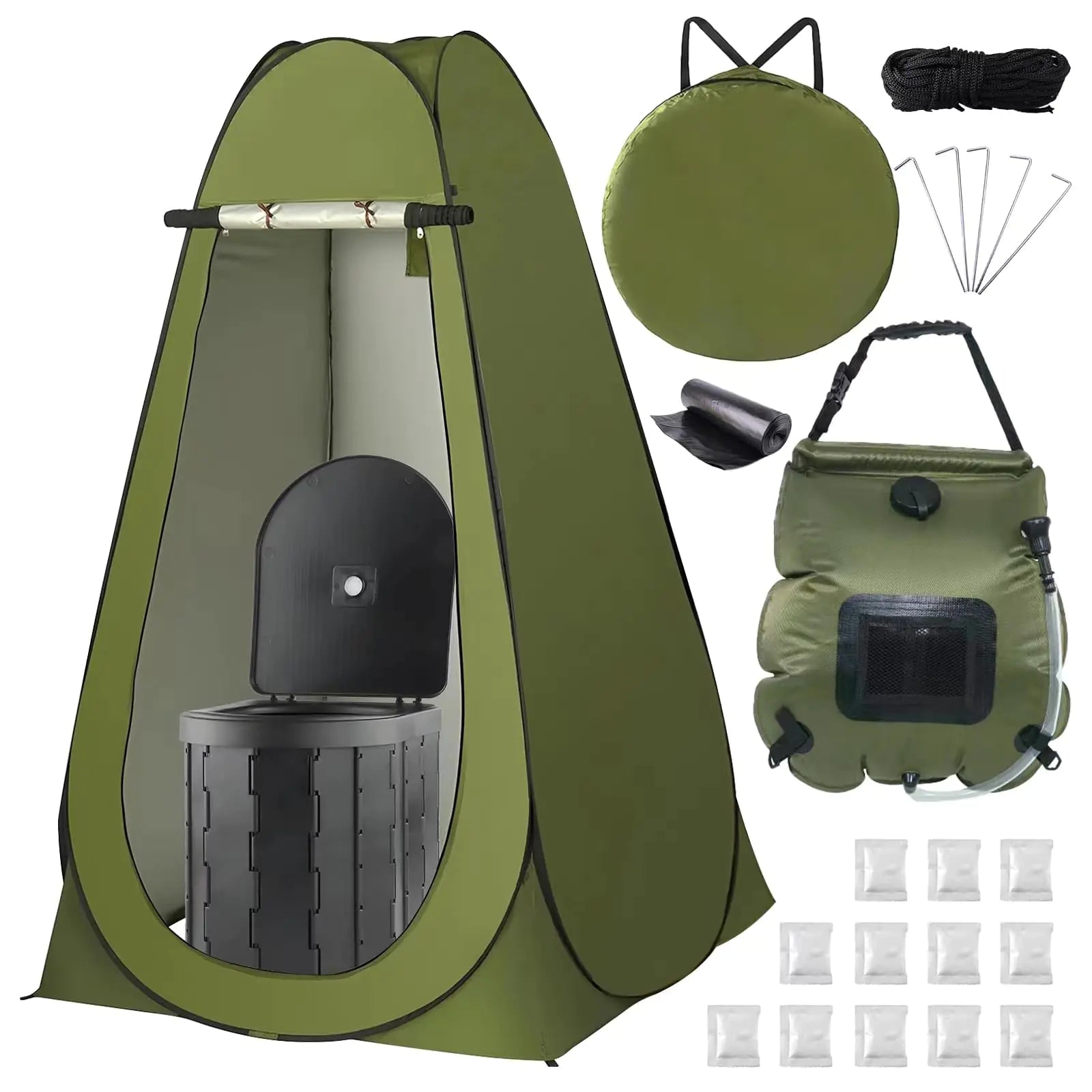 Outdoor Portable Camp Toilet/Shower Tent