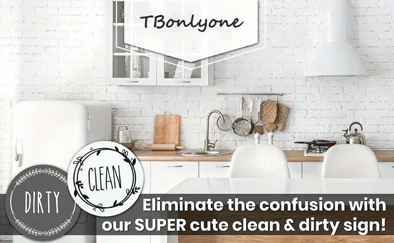 Double-Sided Dirty/Clean Dishwasher Magnet