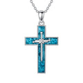 Turquoise Cross Necklace
