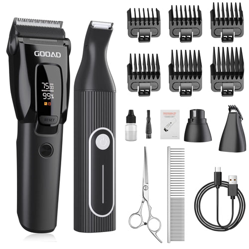 3-Speed Dog Grooming Clippers for Thick Coats