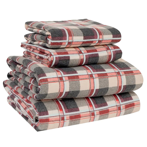 100% Cotton Twin Flannel Bed Sheets