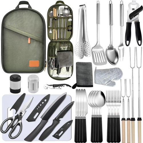 31-Piece Camping Cooking Utensil Set