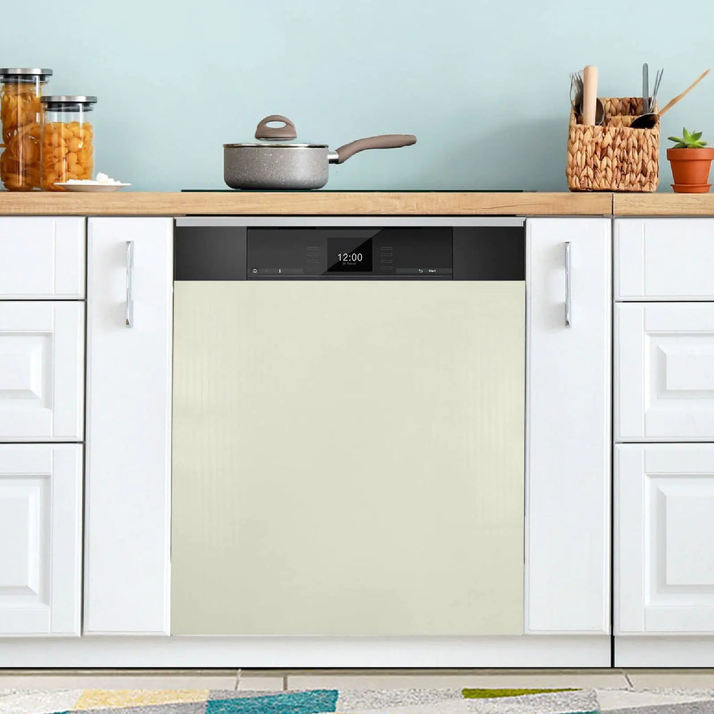 Beige Magnetic Dishwasher Cover
